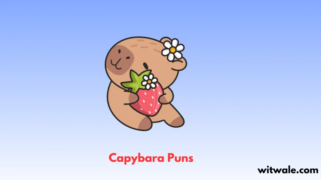 Capybara Puns