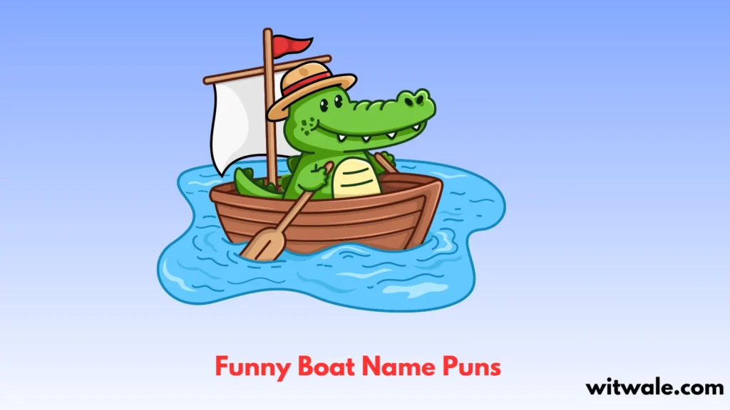 Funny Boat Name Puns