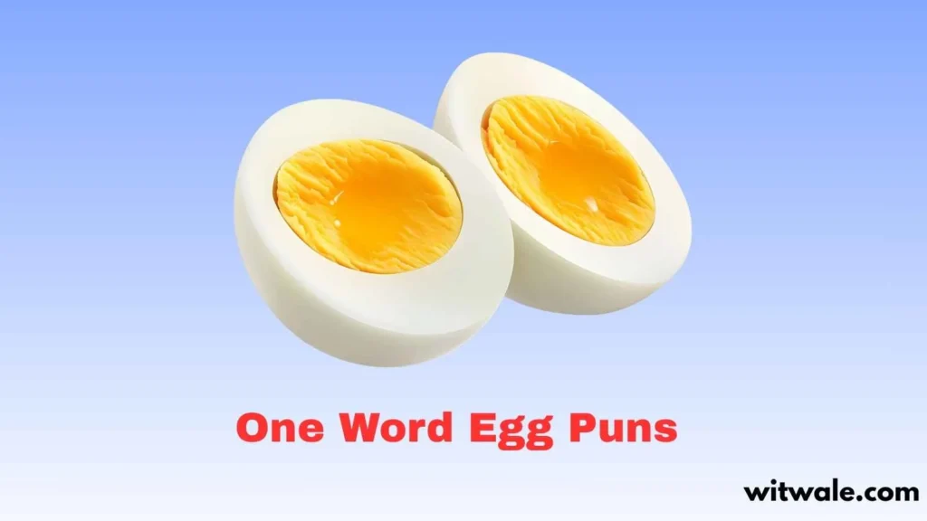 One Word Egg Puns