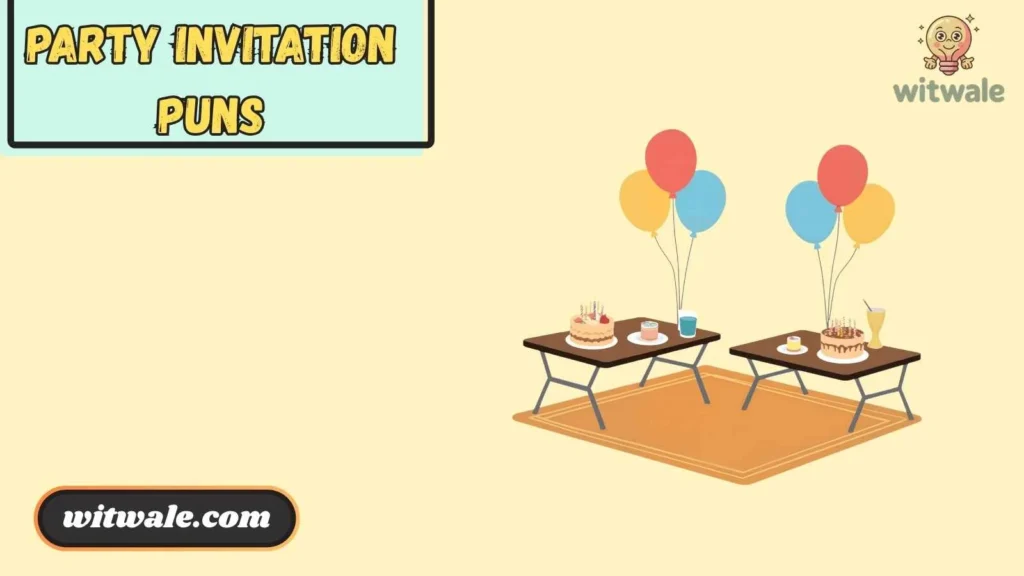 Kids Party Invitation Puns