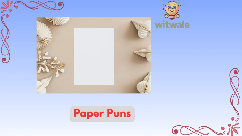 paper puns