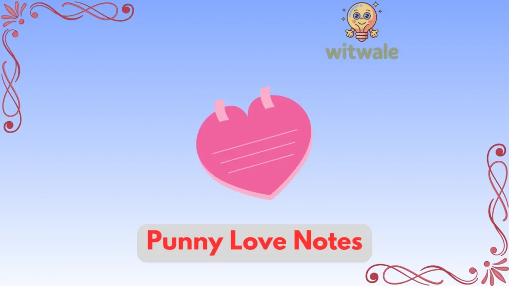 punny love notes