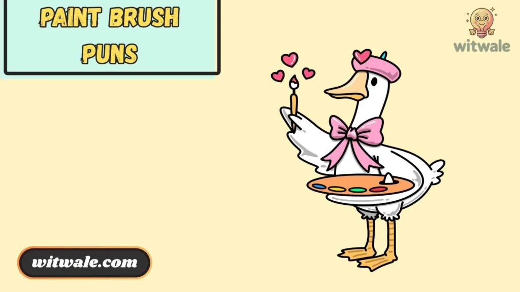 Paint Brush Puns Dirty