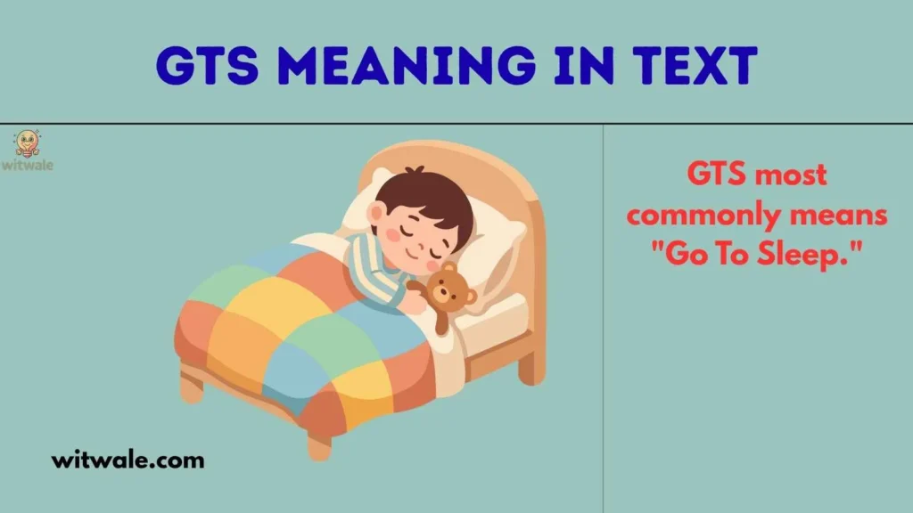 GTS Meaning in Text