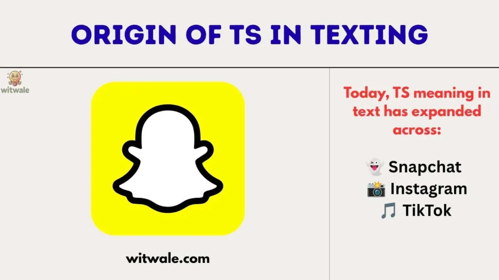 Origin of TS in Texting
