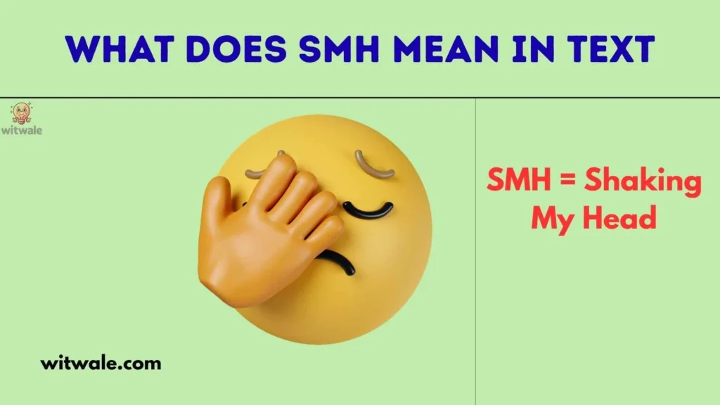 What Does SMH Mean in Text