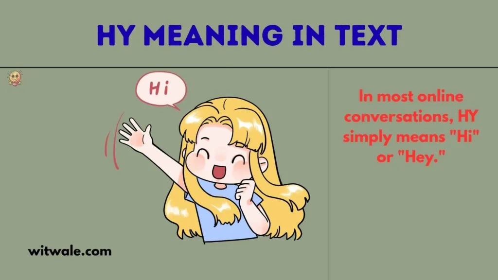 HY Meaning in Text