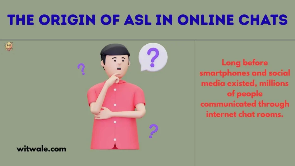 The Origin of ASL in Online Chats