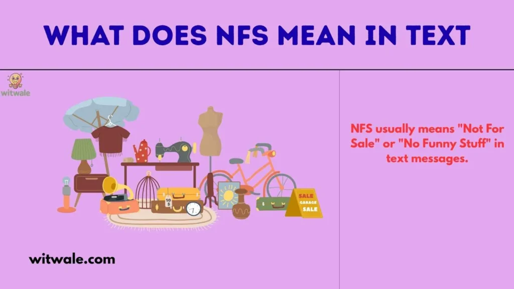 what does nfs mean in text