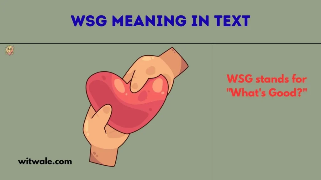 WSG Meaning in Text